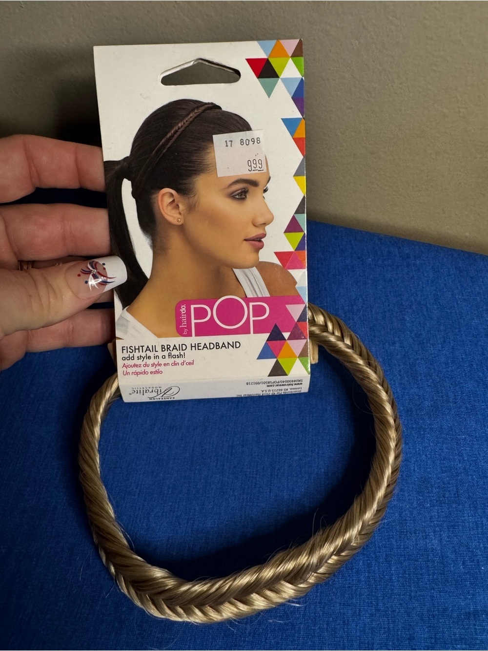 5/$25 NWT POP Fishtail Braid Headband - Golden Wheat